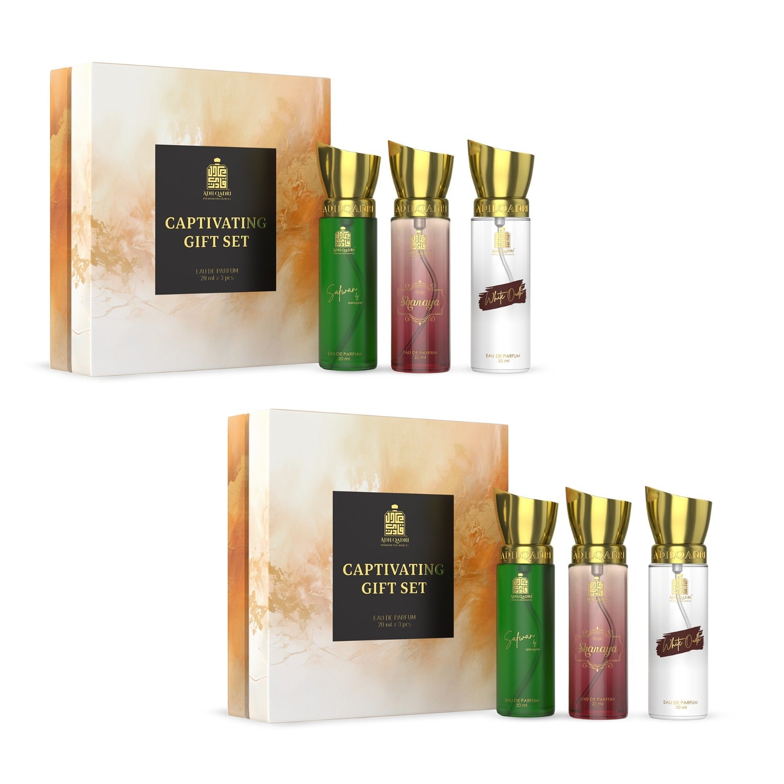Captivating Trio 3 Pcs Set Of Premium Perfume Spray