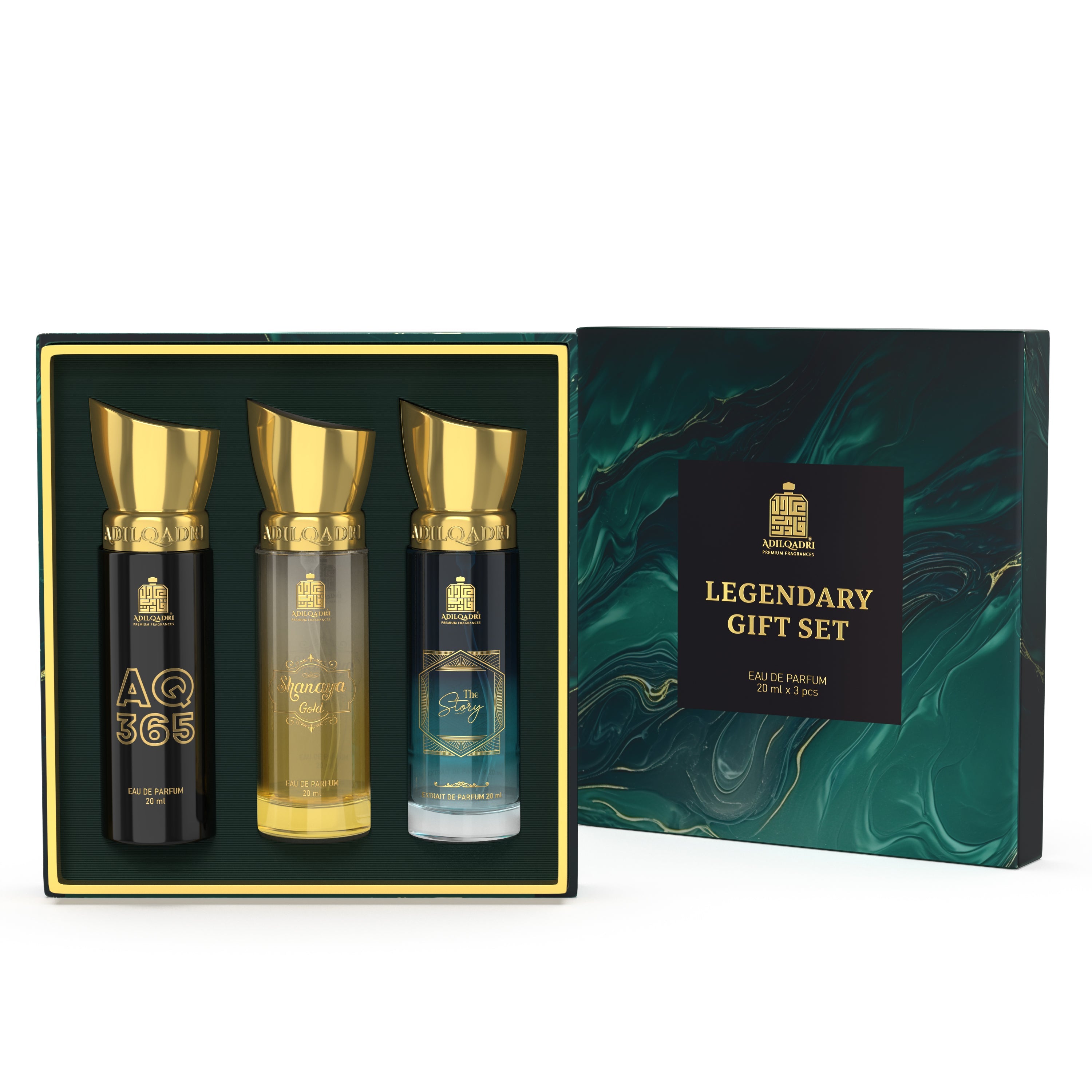 Legendary Gift Set 3 Pcs Set of Premium Perfume Spray
