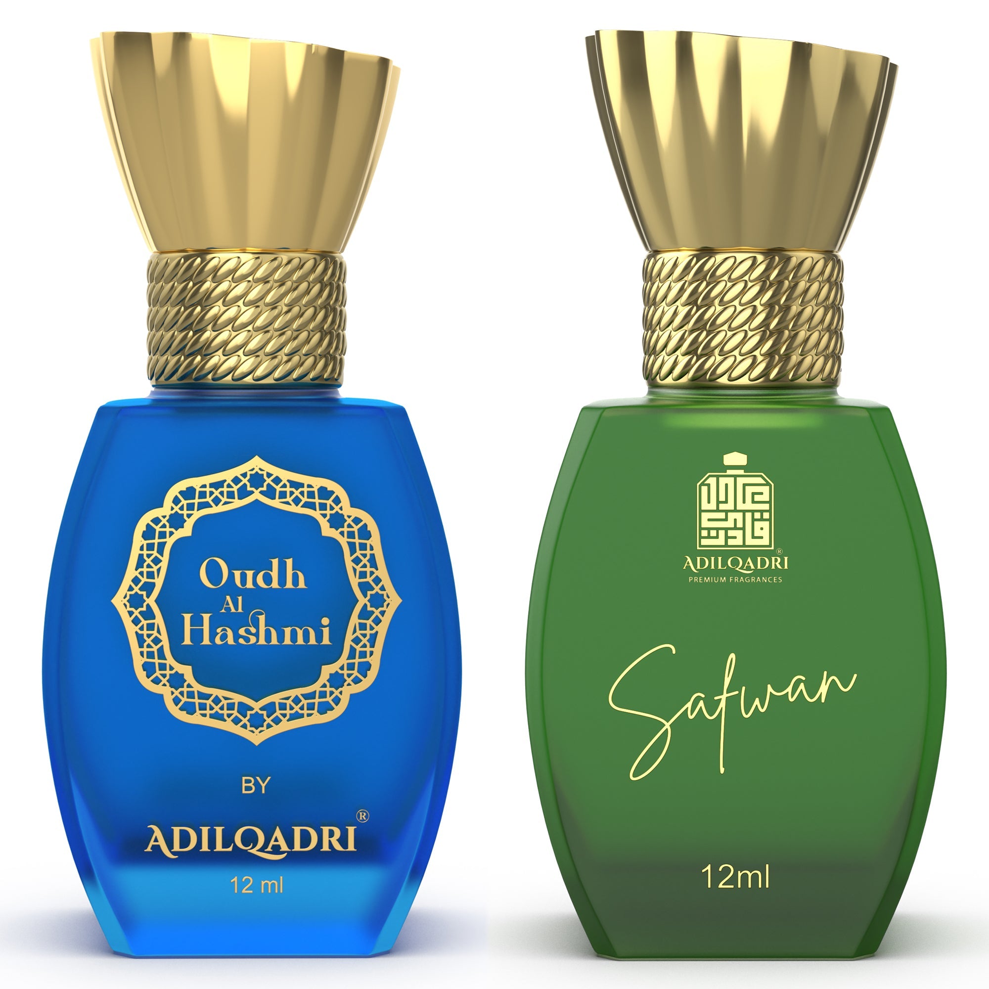 2 Pcs Attar Set Oudh Al Hashmi And Safwan 12 ML Each