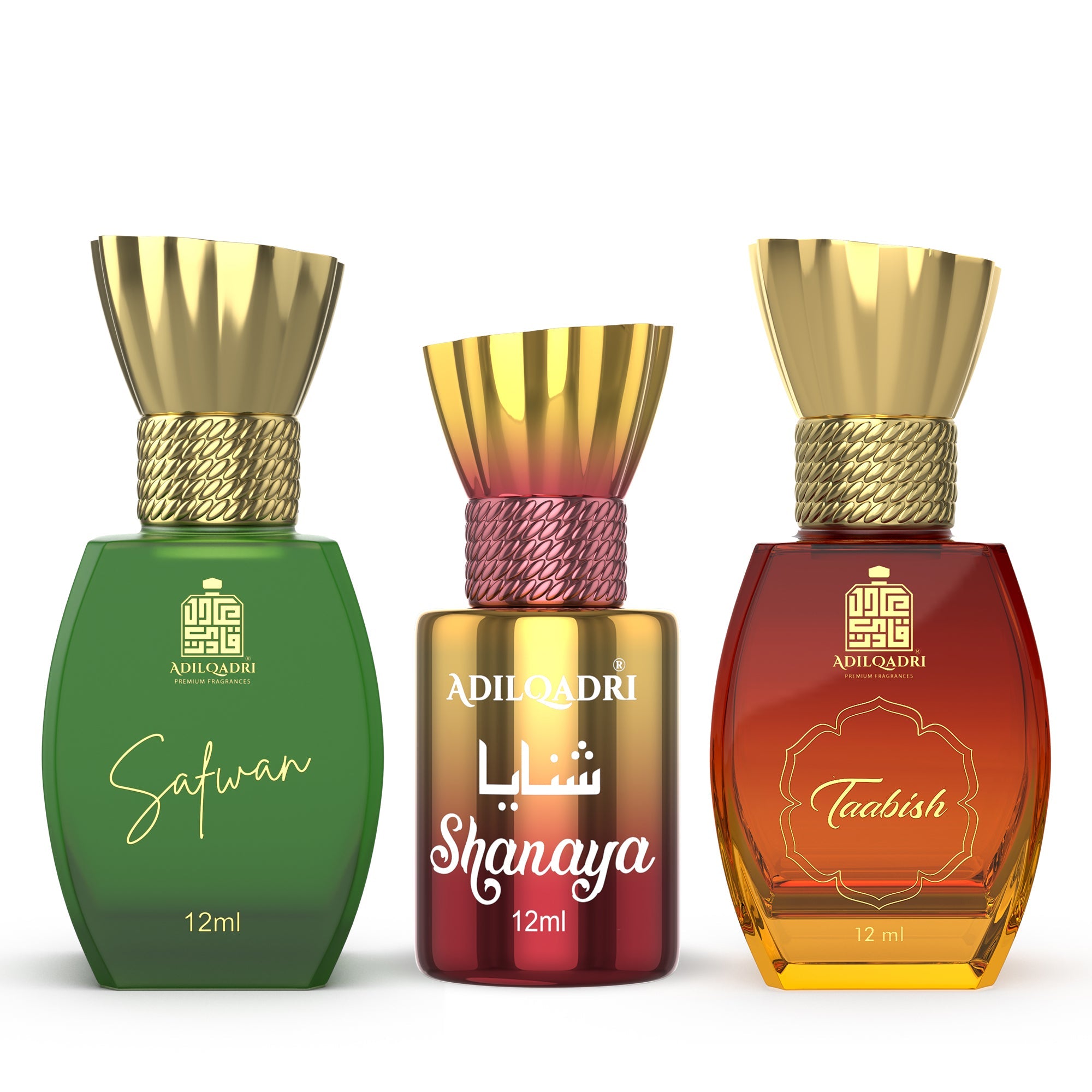 Pack of 3 Pcs Attar Set Safwan, Shanaya and Taabish