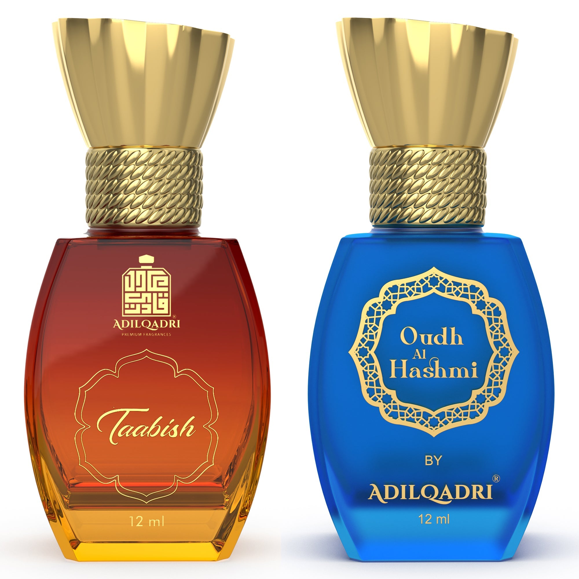 2 Pcs Attar Set Oudh Al Hashmi And Taabish 12 ML Each